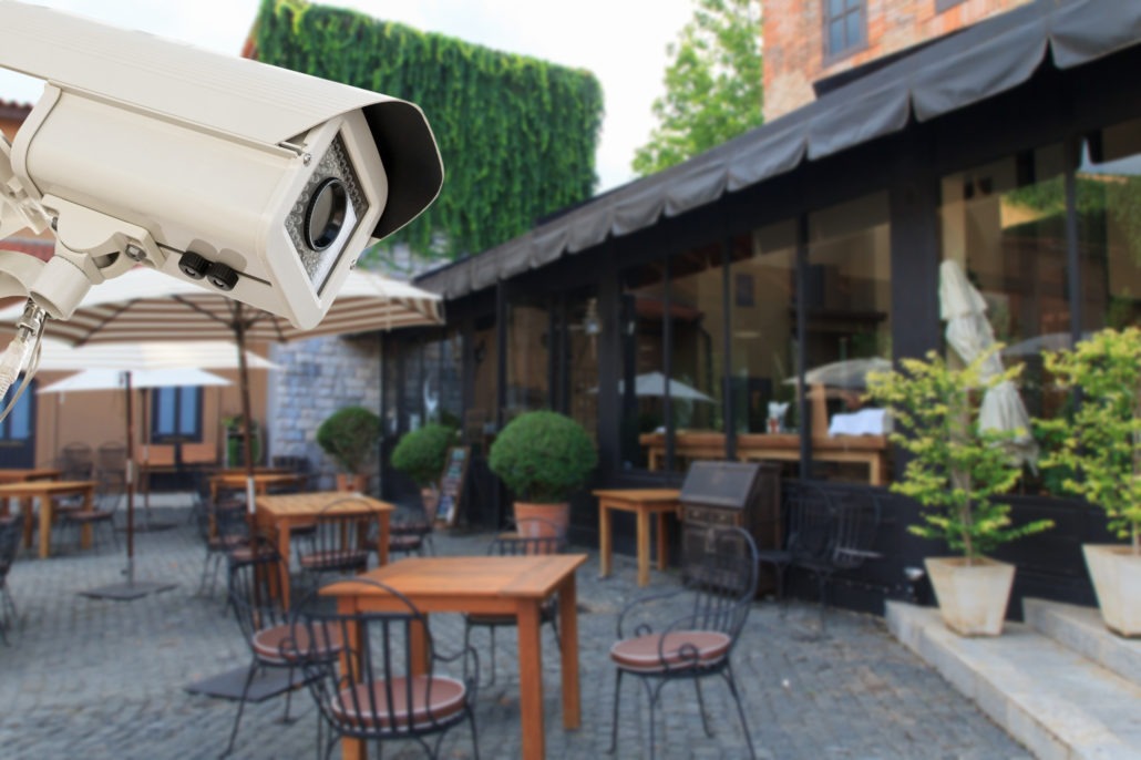 Restaurant HVAC Solution with CCTV Monitoring Security